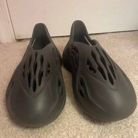 Adidas Black Slip-On Foam Footwear